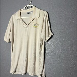 Basic Editions Cream Polo Shirt for Men